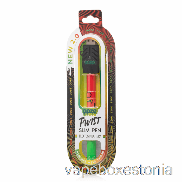 Vape Box Estonia Ooze Slim Twist Pen 2.0 Flex Temp Aku Rasta